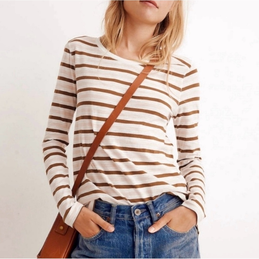 Madewell striped long sleeve